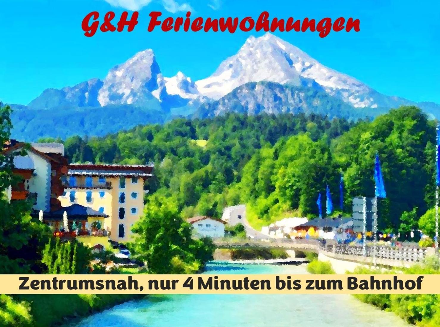 G & H Ferienwohnungen Appartement Almrausch Berchtesgaden Exterior photo